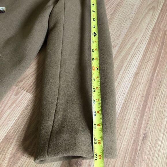 MICHAEL MICHAEL KORS Wool Blend Oversized Coat Dark Camel MF1202HF8P Women’s SM - Picture 5 of 14